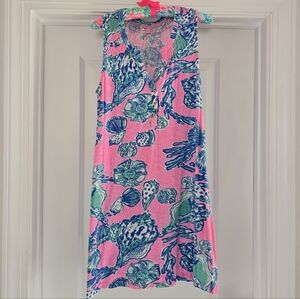 Lilly Pulitzer Pink and Blue Floral Mini Dress